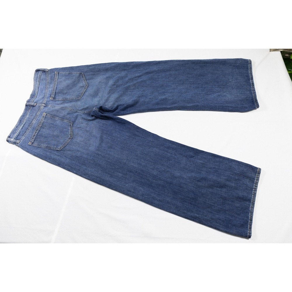 Gap Denim Womens 6/28R High Rise Wide Leg Jeans Medium Wash Blue Casual Pants - Picture 3 of 8
